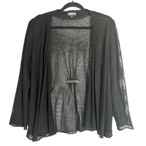 J’Envie black mesh cardigan